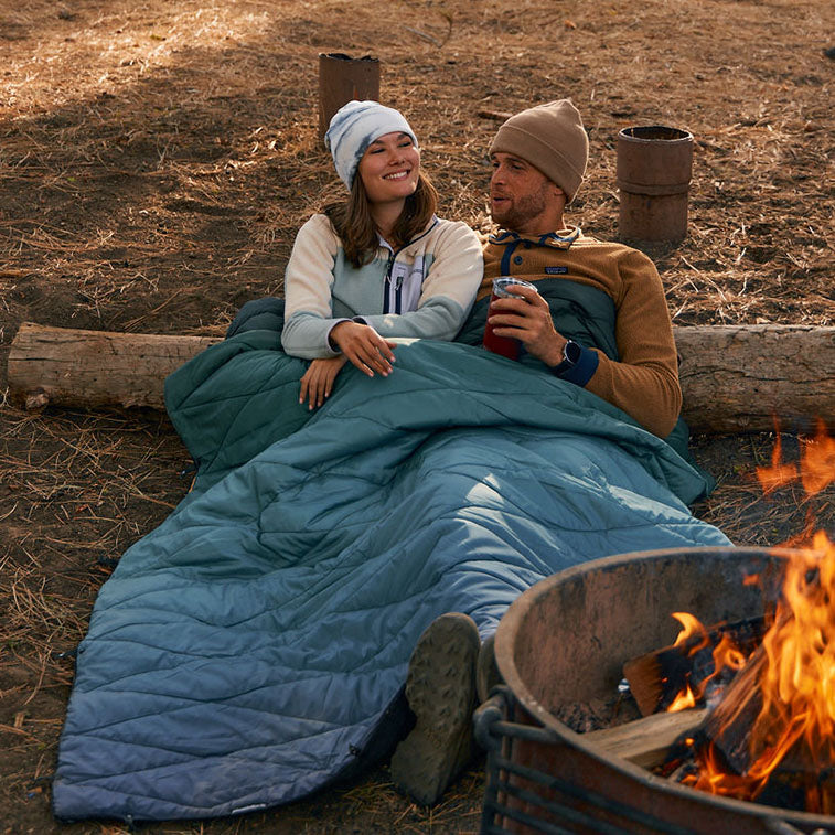 Camping blankets discount instead sleeping bags