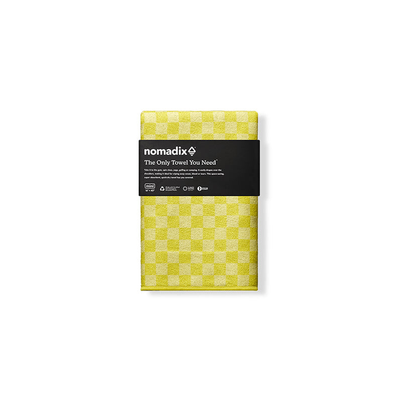 Mini Towel: Vibe Check Yellow