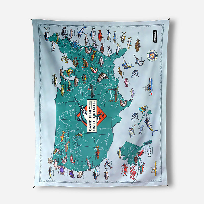 Festival Blanket: Game Fish Map