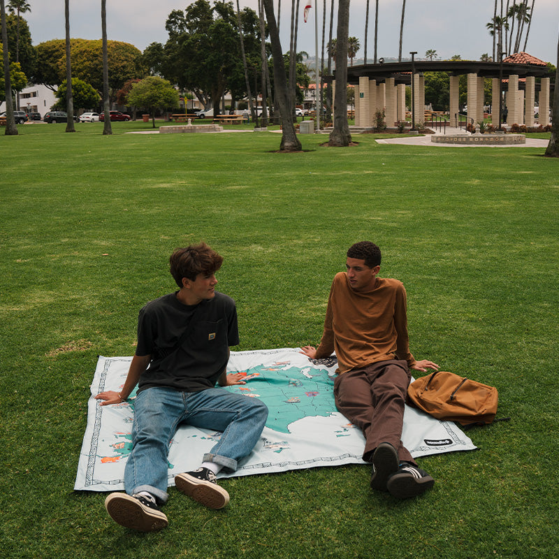 Festival Blanket: National Parks and Monuments Map