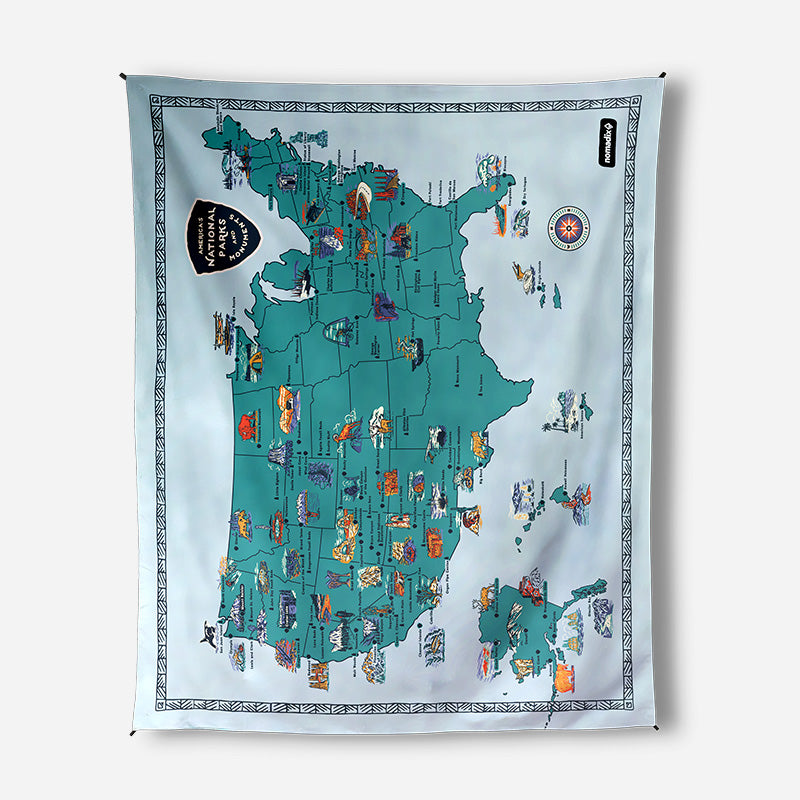 Festival Blanket: National Parks and Monuments Map
