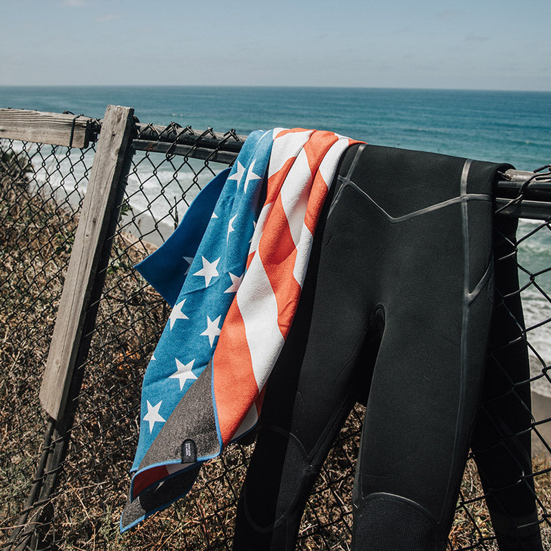 American Flag Beach outlet Towel-NWT