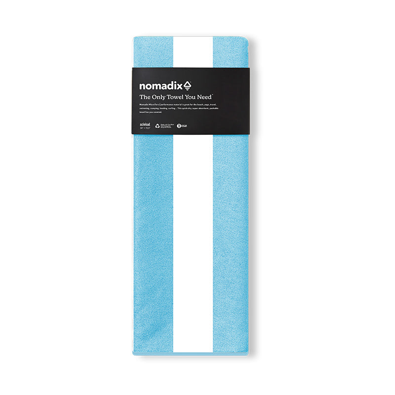 Original Towel: Cabana Stripe Sky Blue