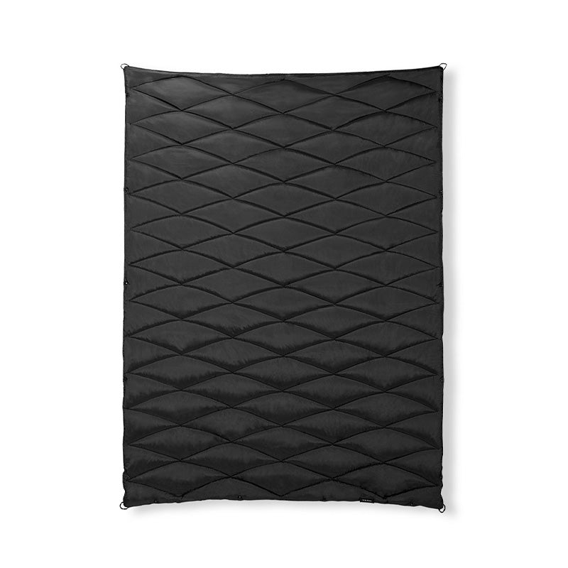 Puffer Blanket: Bunch Palms Black