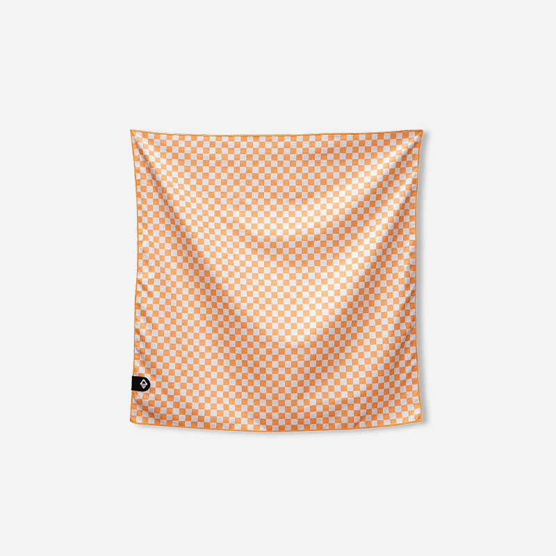 Bandana Towel: Check Apricot